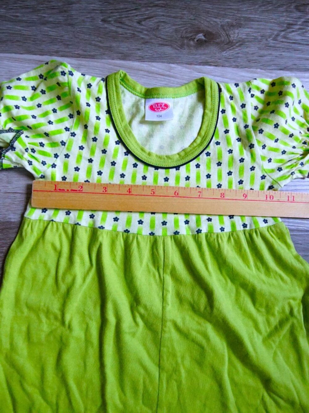 European Cotton Nightgown For 3-4Y Girls NOS